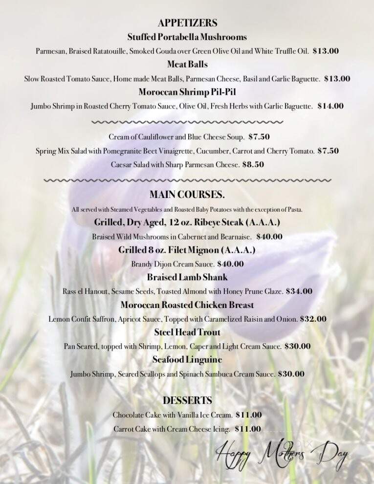 LIttle New York Bistro - Longview, AB menu_pic