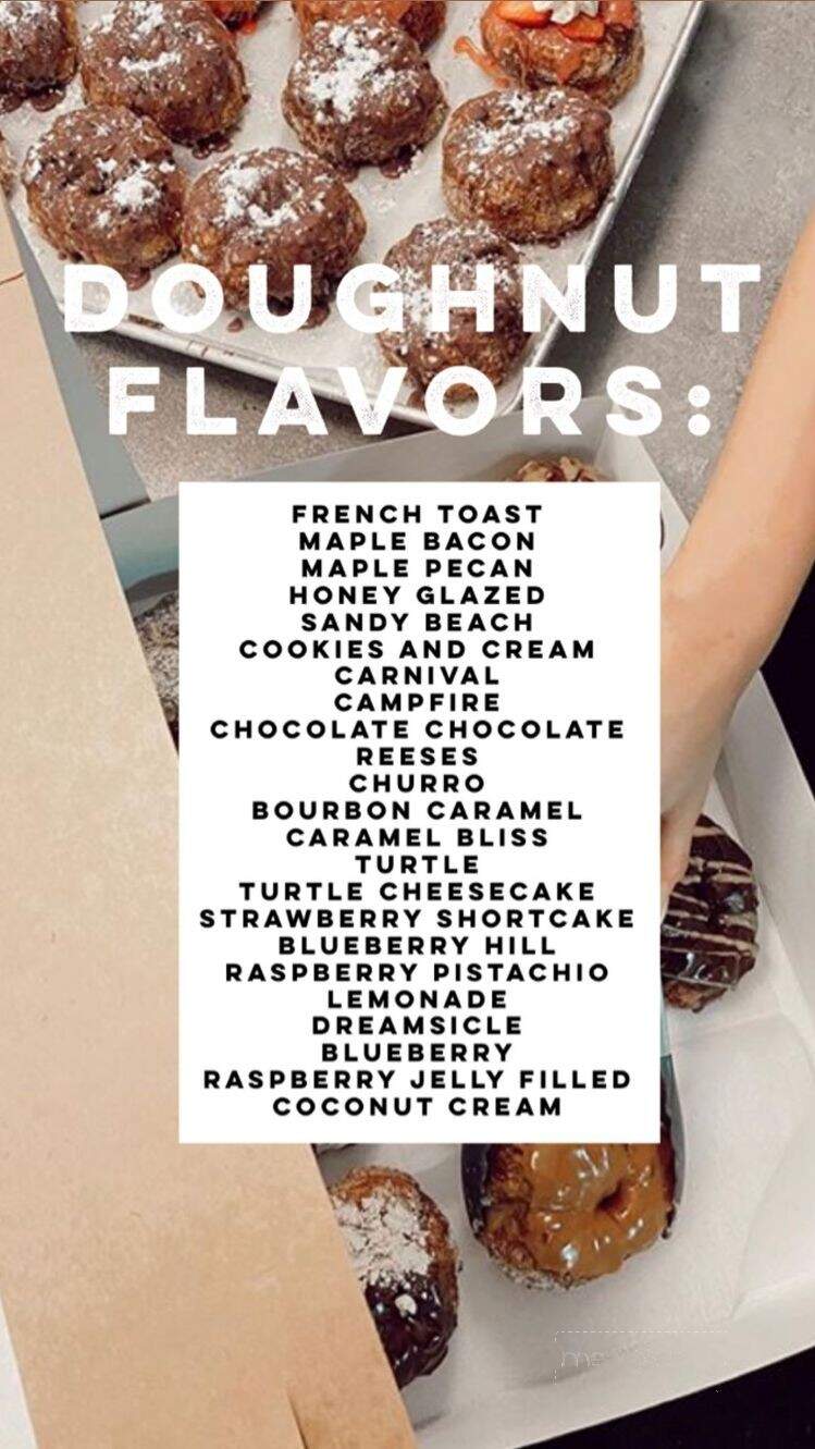 Parlor Doughnuts - Evansville, IN menu_pic