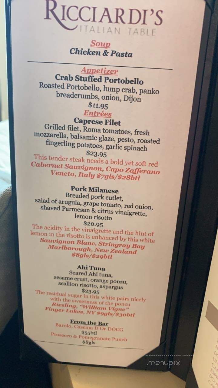 Prima Italian Steakhouse - The Villages, FL menu_pic
