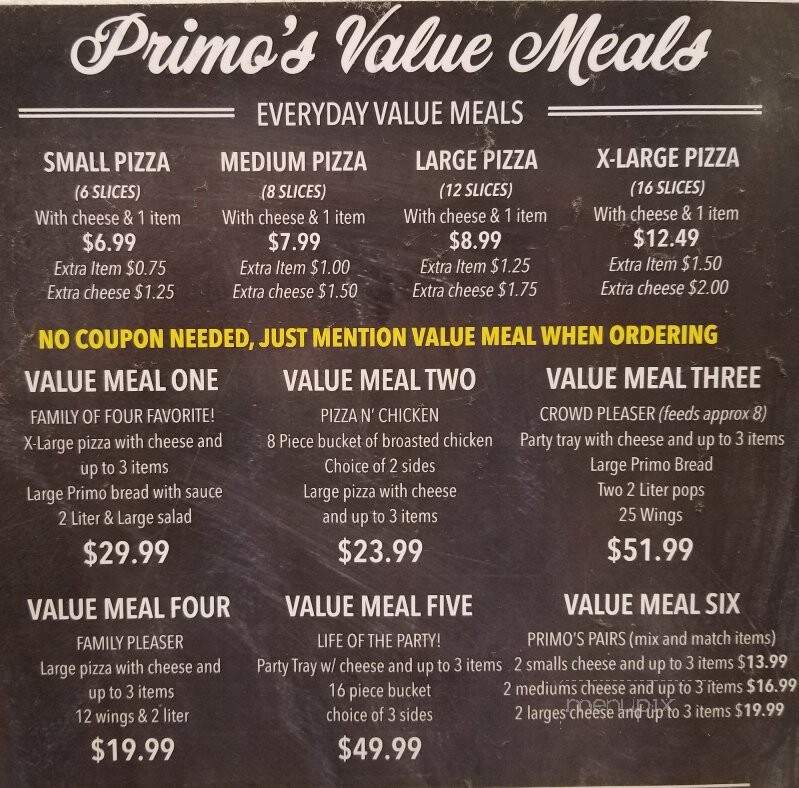 Primo's Pizza - Allen Park, MI