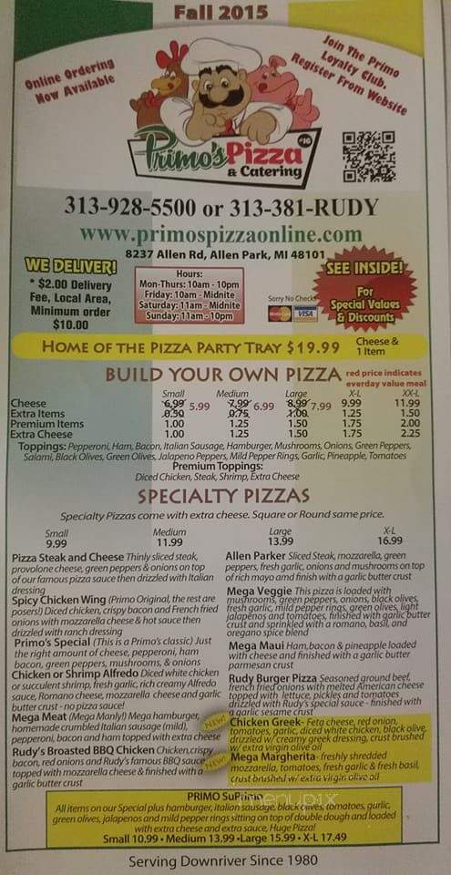 Primo's Pizza - Allen Park, MI