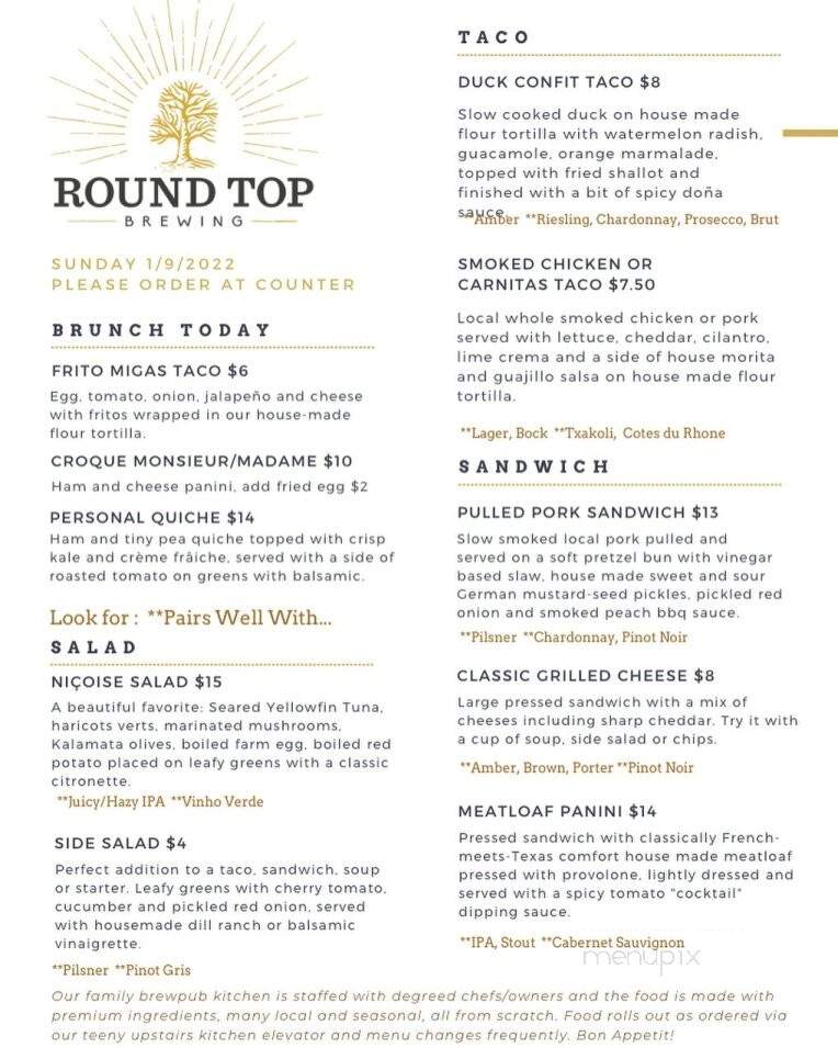 Round Top Brewing - Round Top, TX
