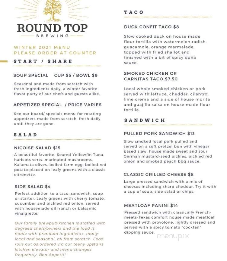 Round Top Brewing - Round Top, TX