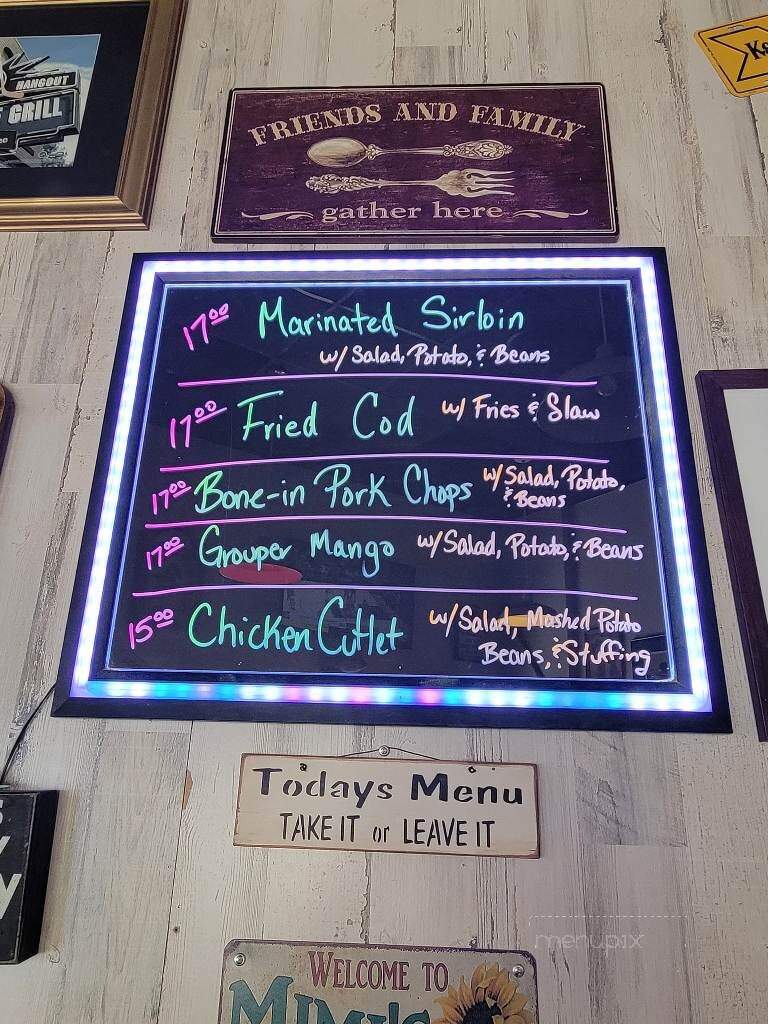 Southside Pattys - Murrells Inlet, SC menu_pic