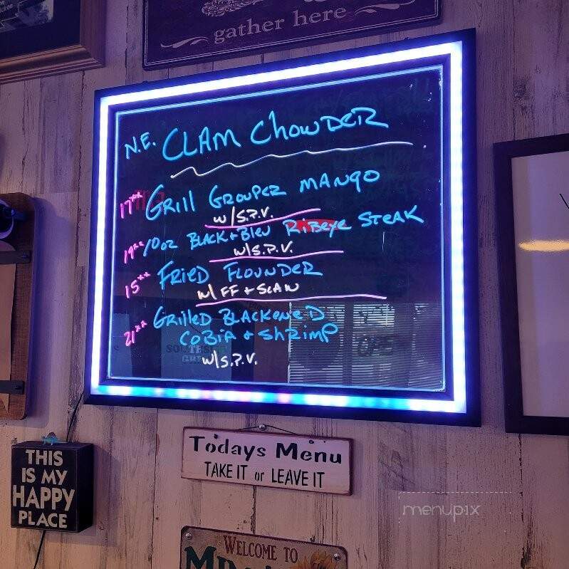Southside Pattys - Murrells Inlet, SC menu_pic