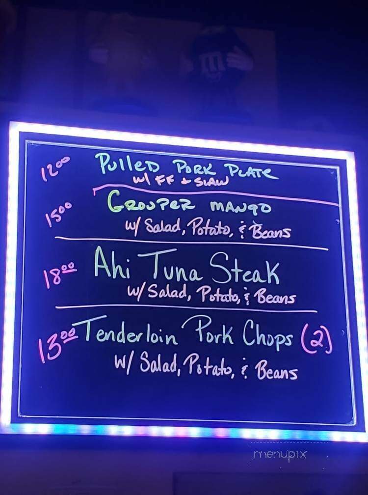 Southside Pattys - Murrells Inlet, SC menu_pic