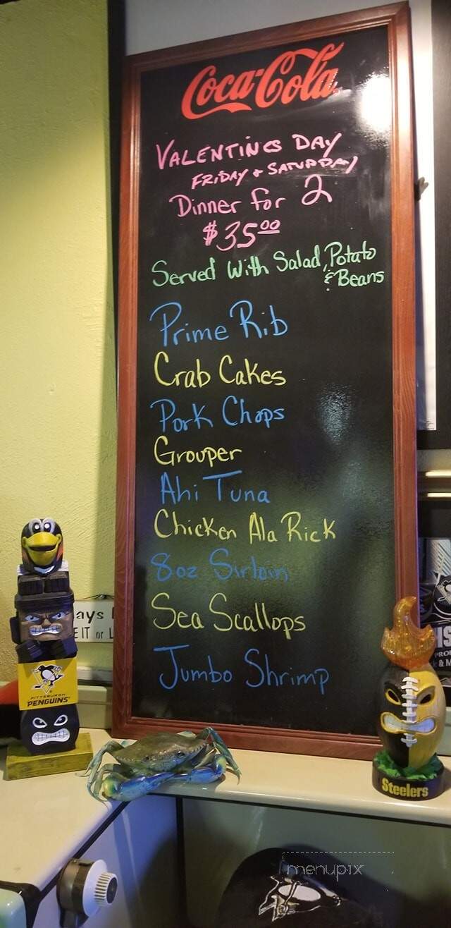Southside Pattys - Murrells Inlet, SC menu_pic