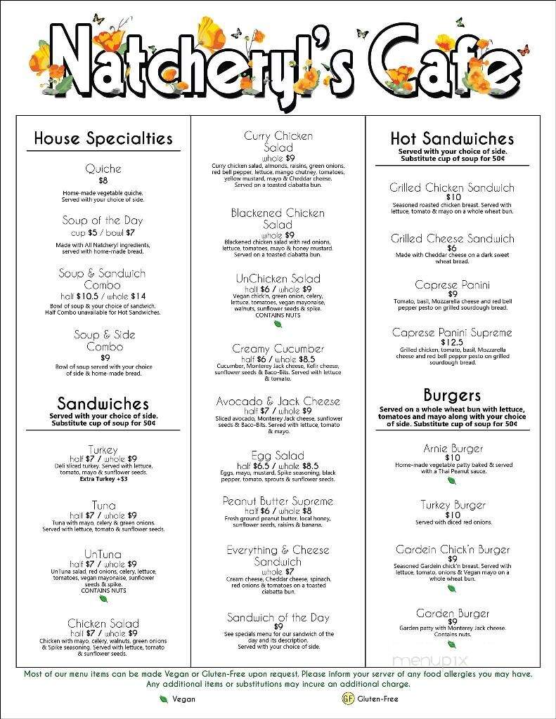 Whole Wheatery - Lancaster, CA menu_pic
