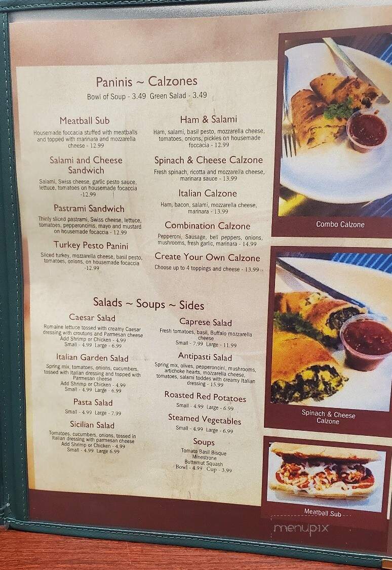 Viney's Italian Kitchen - Sonora, CA menu_pic