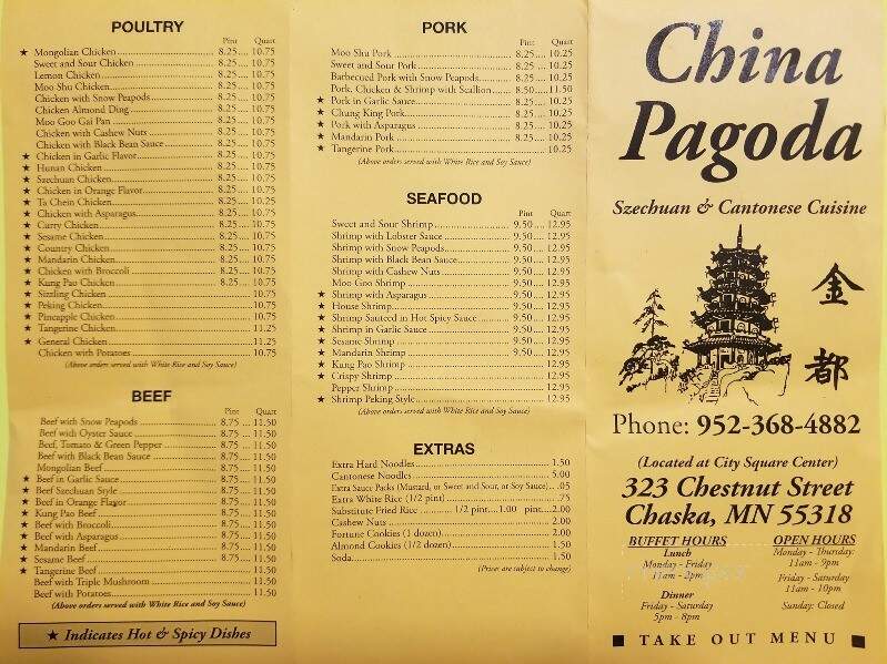 China Pagoda Restaurant - Chaska, MN