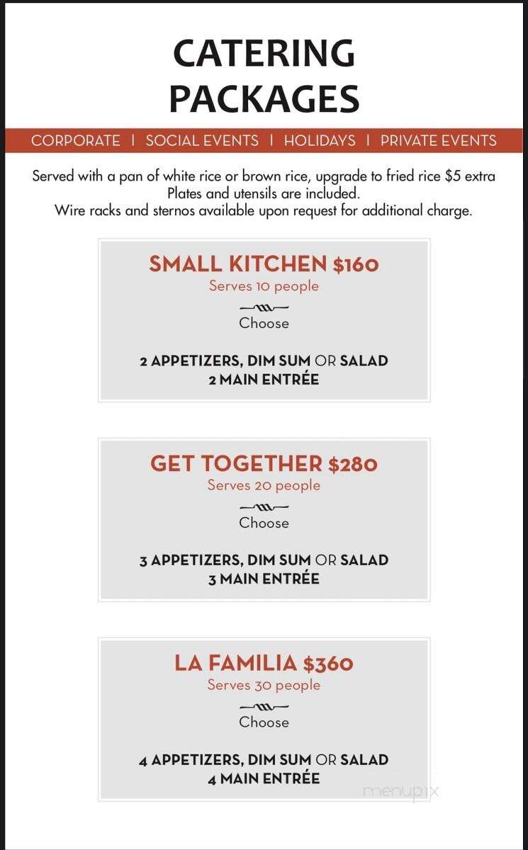 Toba Asian Fusion Cuisine - Middletown, DE menu_pic