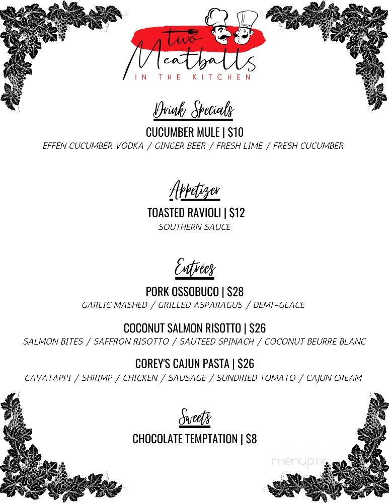 Two Meatballs in the Kitchen-Cape Coral - Cape Coral, FL menu_pic