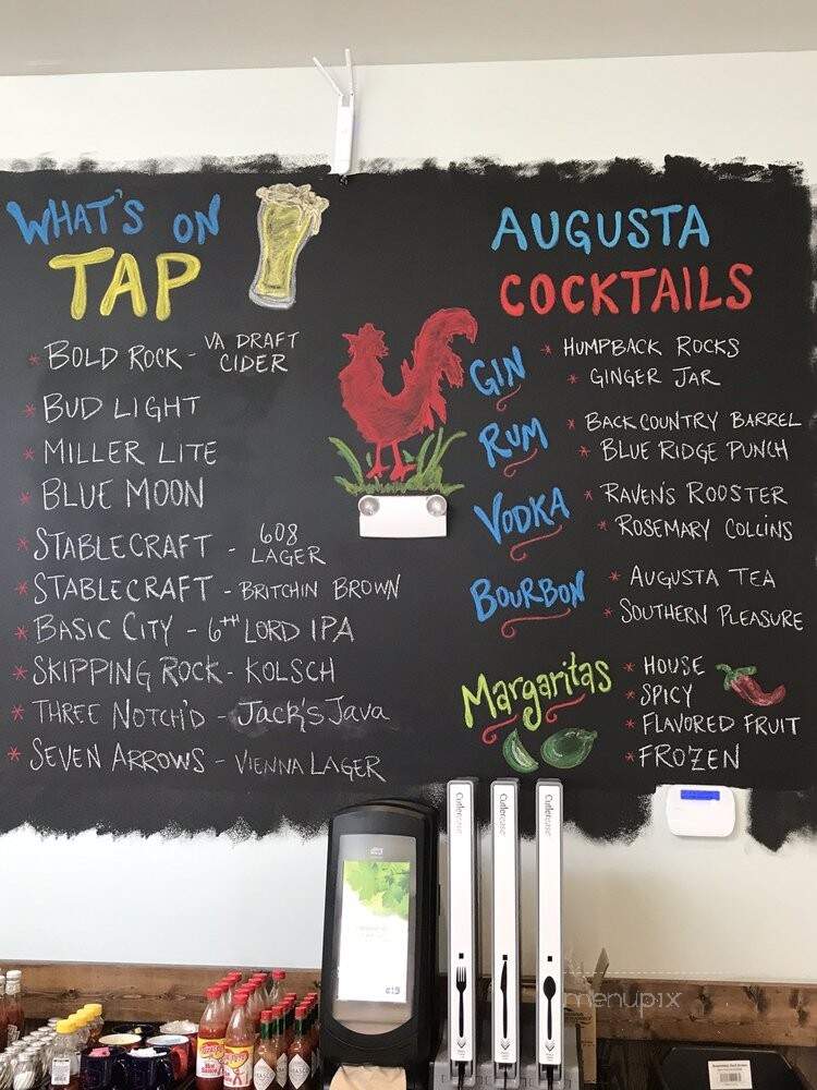Augusta Kitchen - Fishersville, VA menu_pic