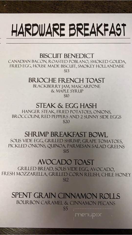 Hardware - North Aurora, IL menu_pic