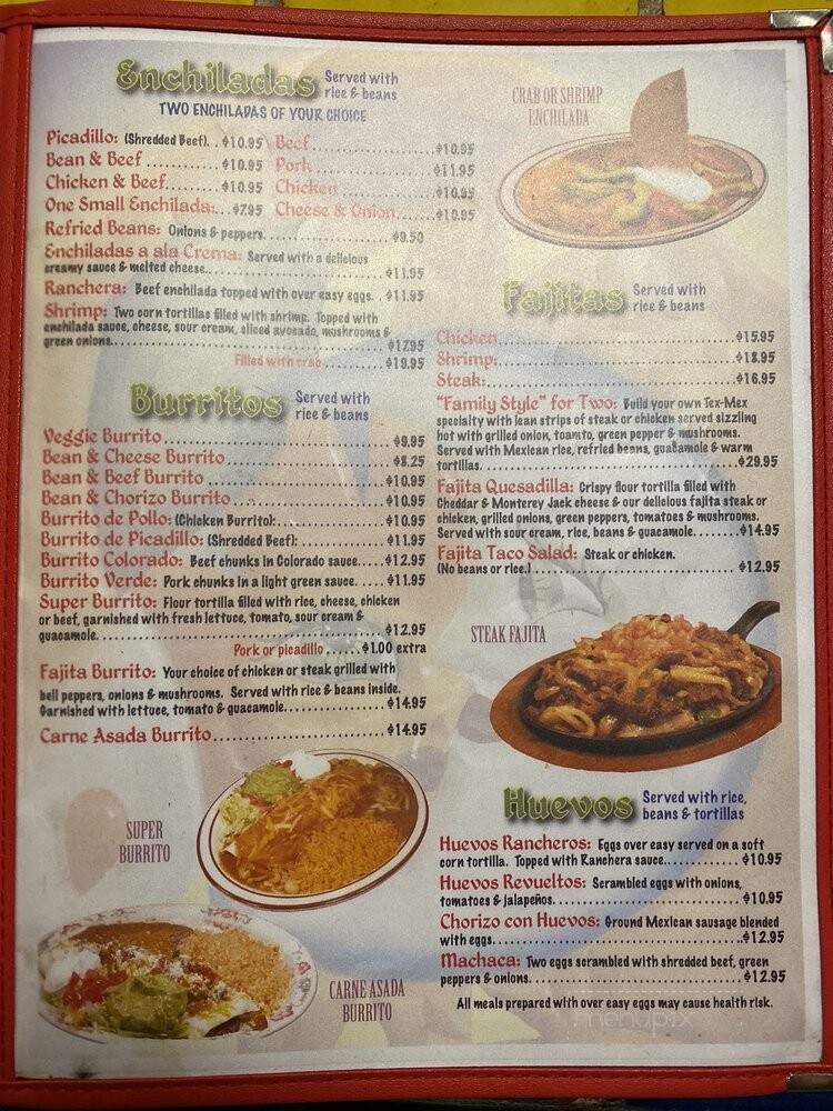 El Compadre Restaurant - Long Beach, WA menu_pic