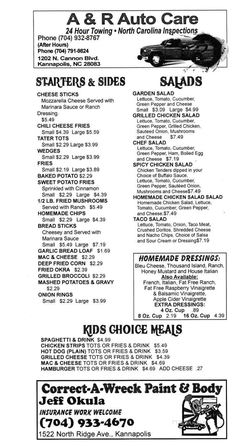 Flyin Buffalo - Kannapolis, NC menu_pic