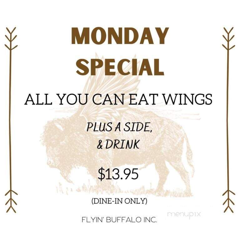 Flyin Buffalo - Kannapolis, NC menu_pic