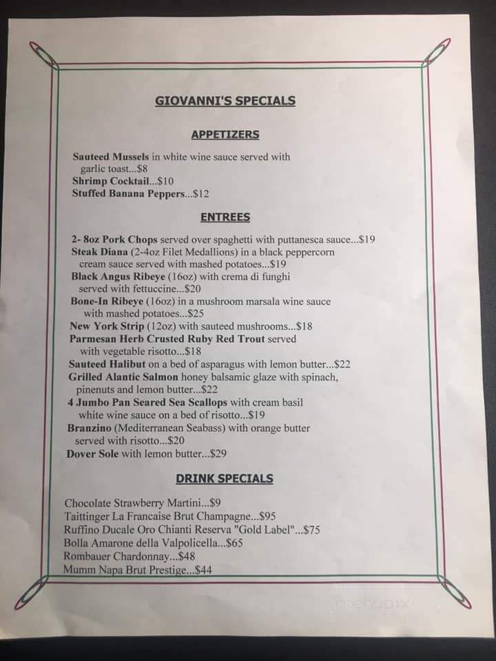 Giovanni's Restaurant & Lounge - Munster, IN