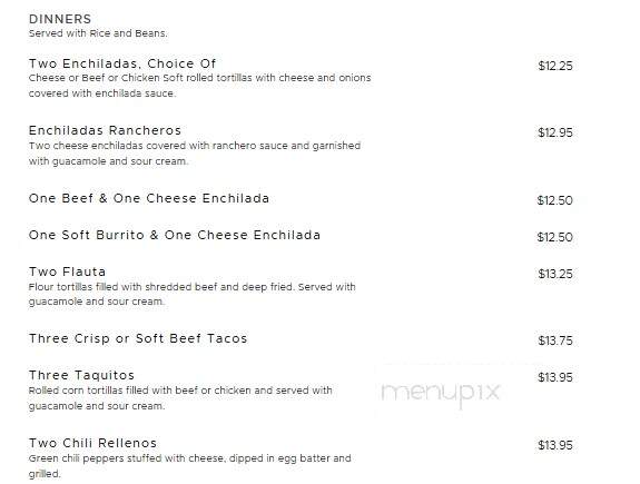 Hacienda Mexican Restaurant - Wasilla, AK menu_pic