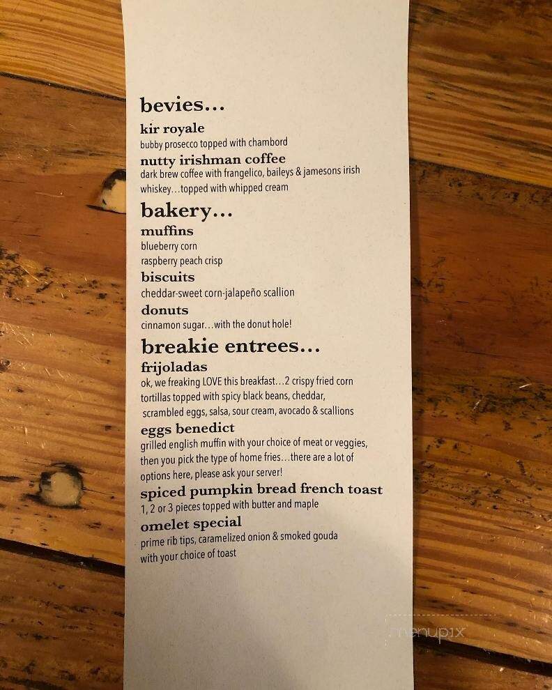 Krista's - Cornish, ME menu_pic