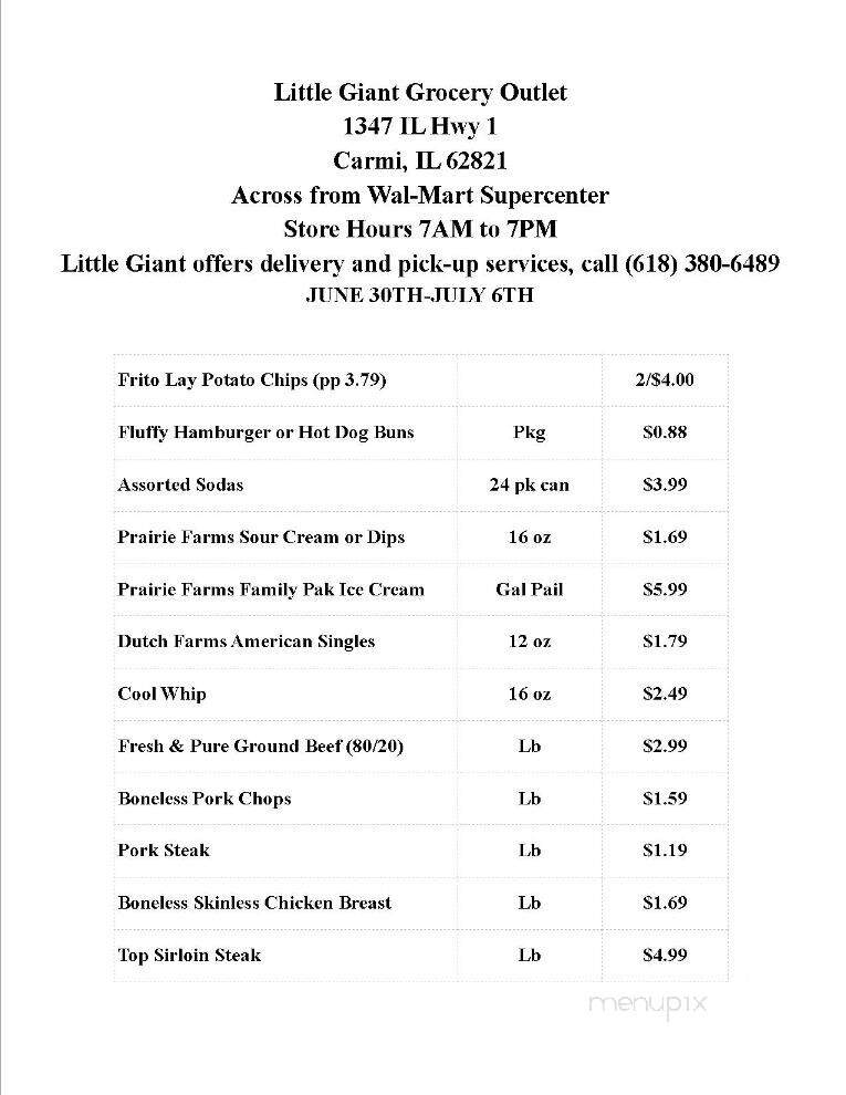 Little Giant Deli - Carmi, IL