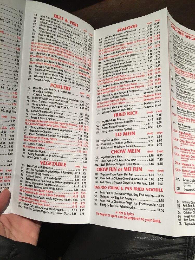 Mr Q's Chinese Restaurant - Bronx, NY menu_pic