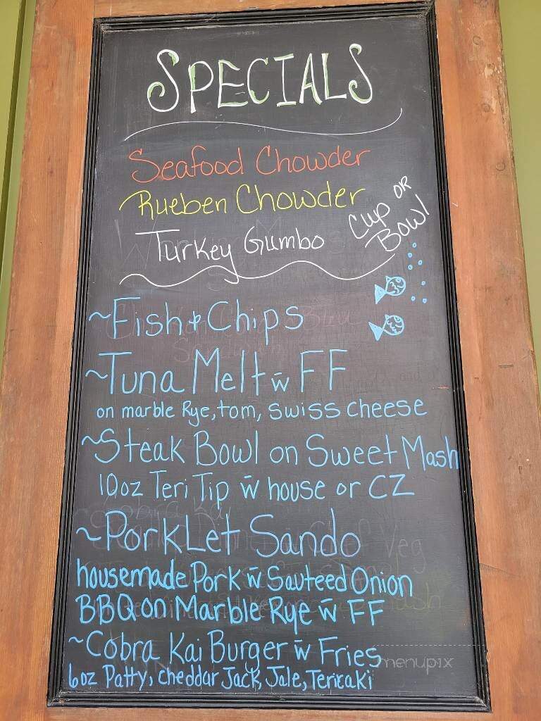 Reed's North - Warner, NH menu_pic