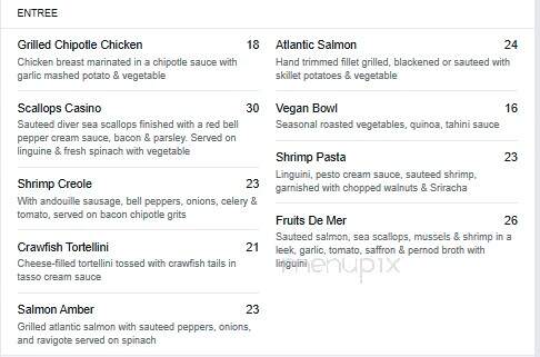 The Copper Door - Hayesville, NC menu_pic
