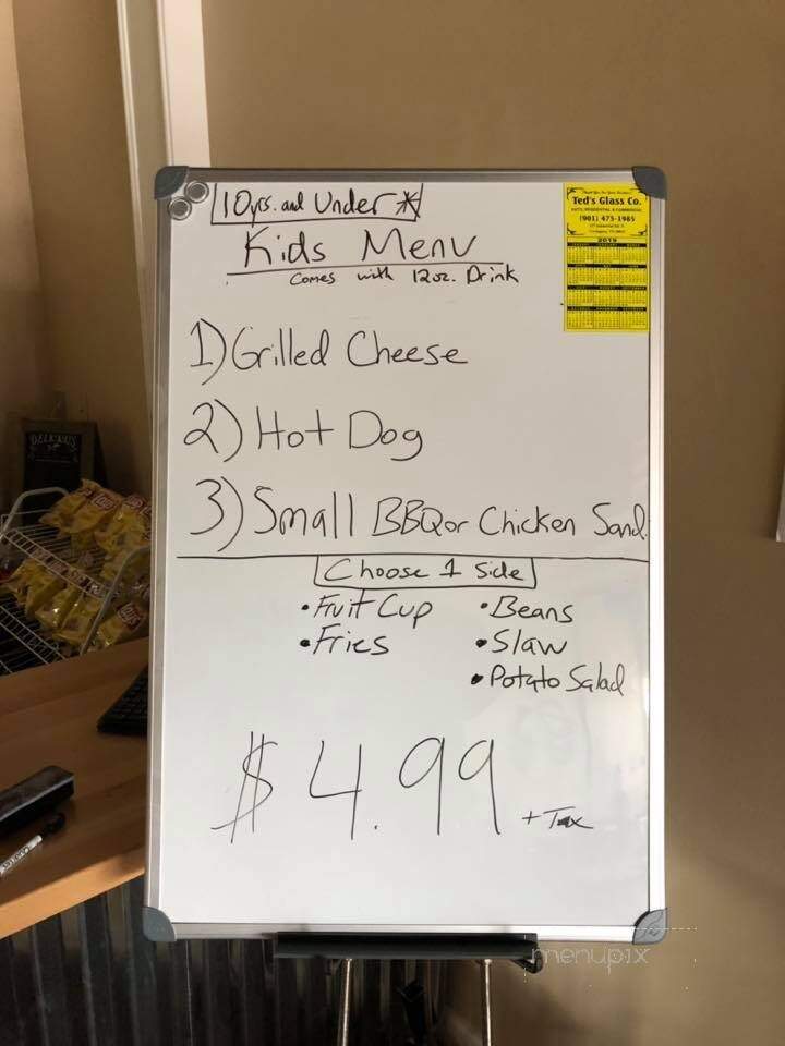 MidSouth BBQ - Covington, TN menu_pic