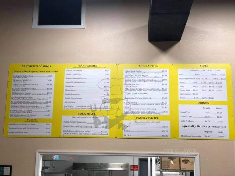 MidSouth BBQ - Covington, TN menu_pic