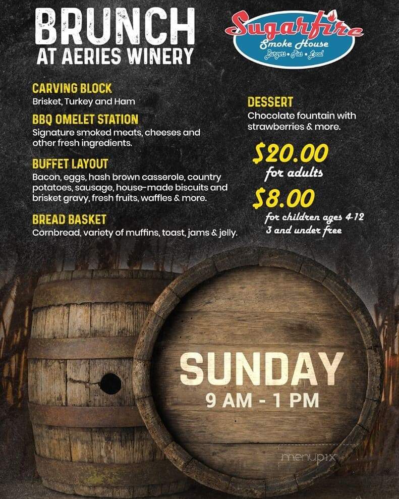 Aerie's Winery - Grafton, IL menu_pic