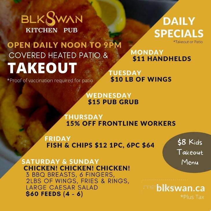 Black Swan Pub Grill - Burlington, ON