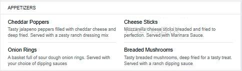 McLain Family Steak House - Defuniak Springs, FL menu_pic