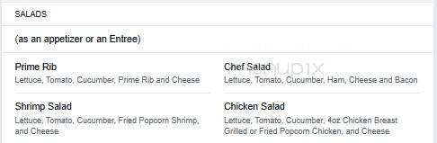 McLain Family Steak House - Defuniak Springs, FL menu_pic