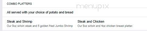 McLain Family Steak House - Defuniak Springs, FL menu_pic