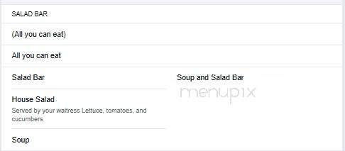 McLain Family Steak House - Defuniak Springs, FL menu_pic