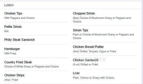 McLain Family Steak House - Defuniak Springs, FL menu_pic