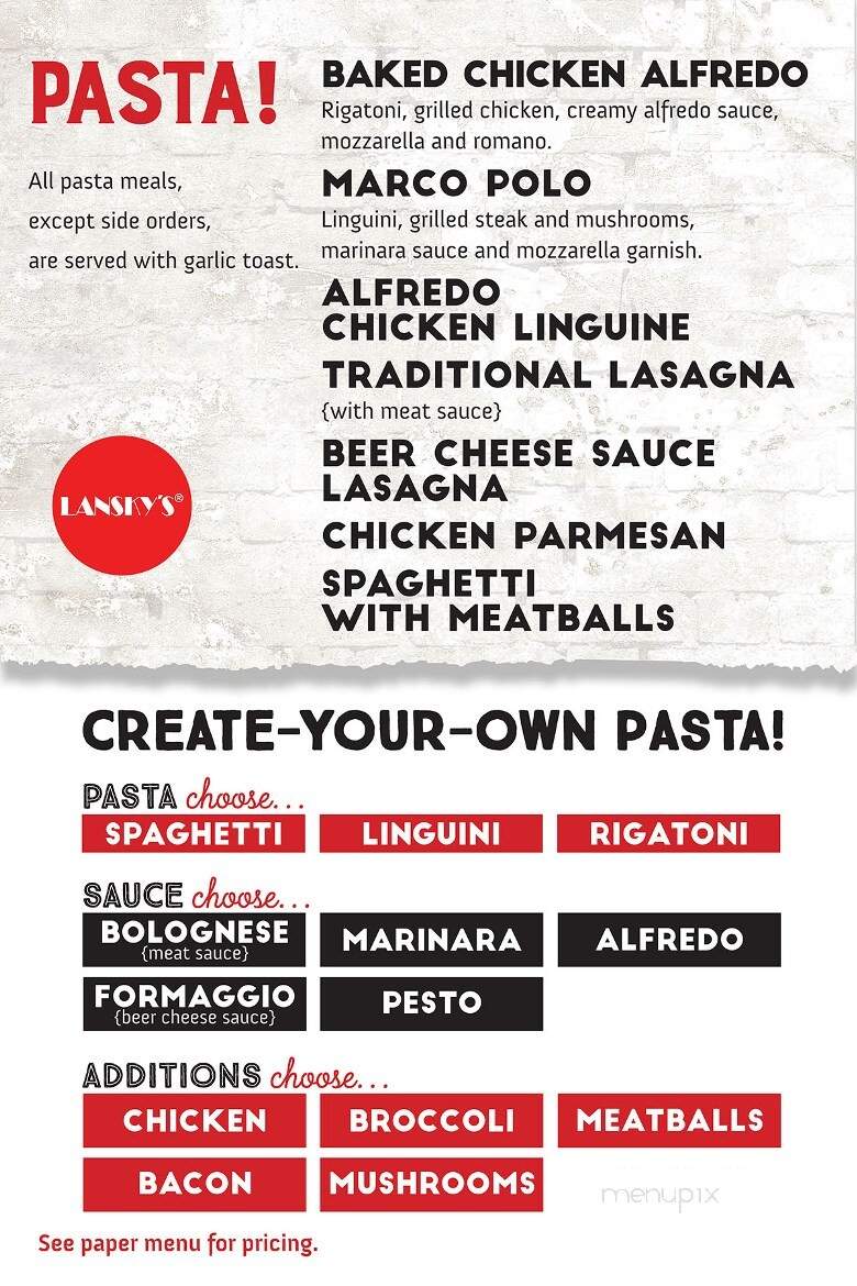 Lansky's - Gretna, NE menu_pic