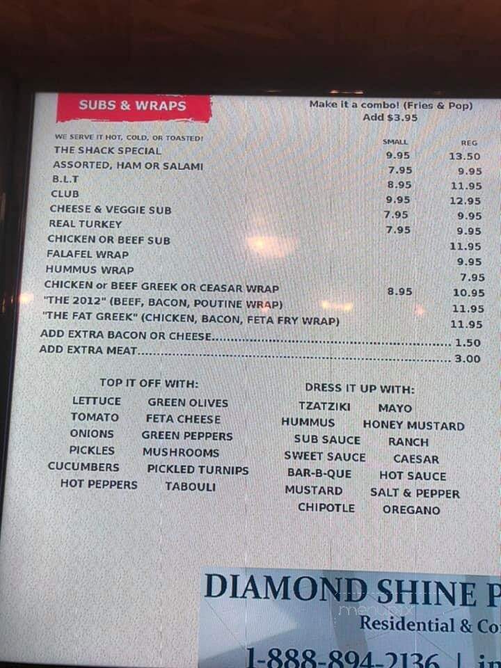 The Pita Shack - Pembroke, ON menu_pic