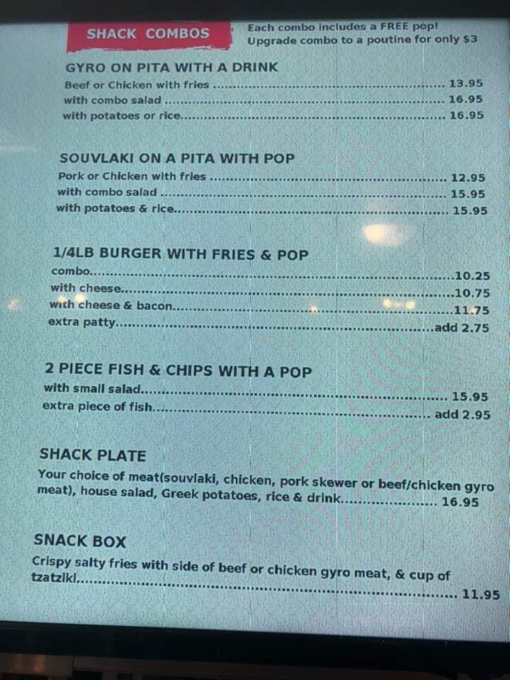 The Pita Shack - Pembroke, ON menu_pic