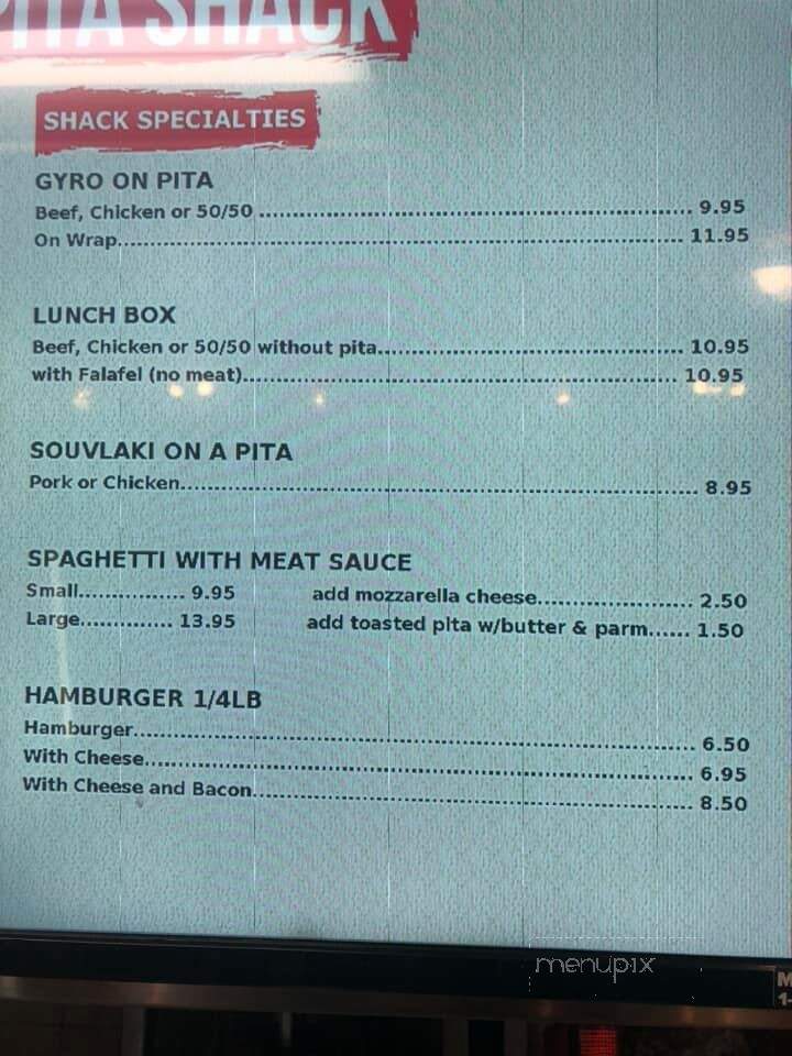 The Pita Shack - Pembroke, ON menu_pic