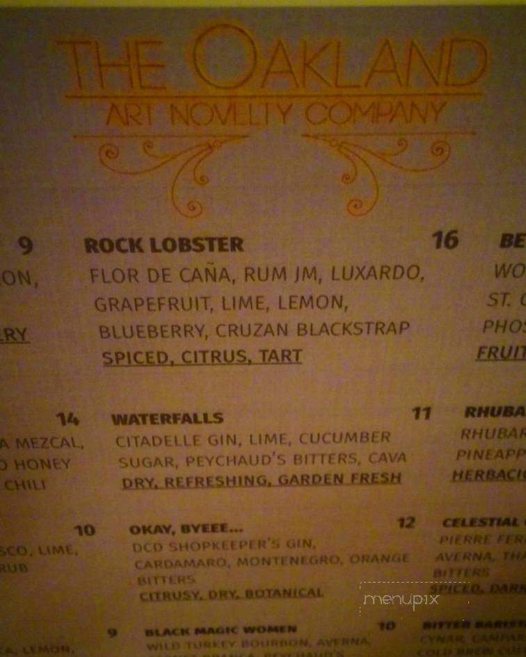The Oakland Kitchen + Bar - Oakland charter Township, MI menu_pic