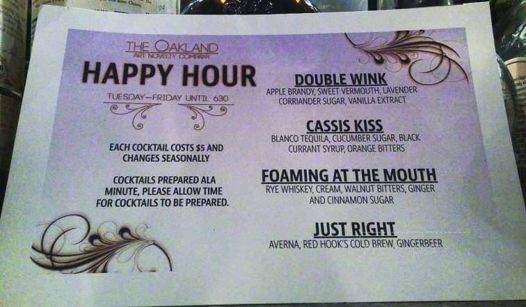 The Oakland Kitchen + Bar - Oakland charter Township, MI menu_pic