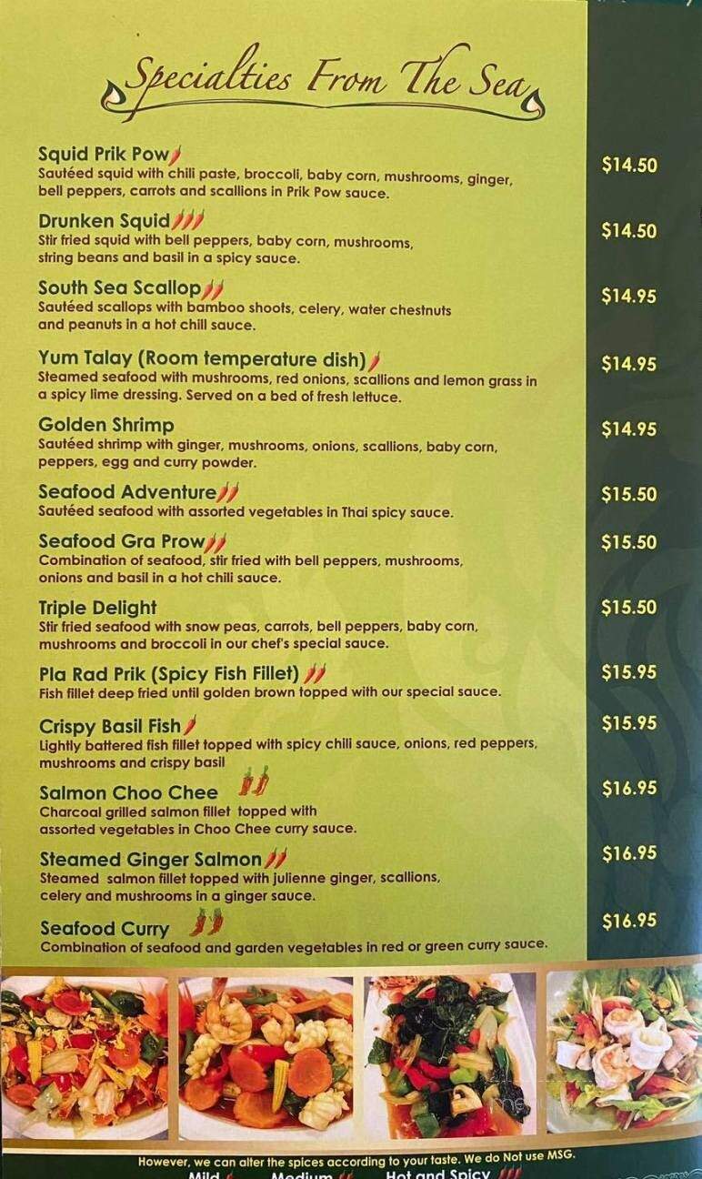 Thai Garden - Keene, NH menu_pic