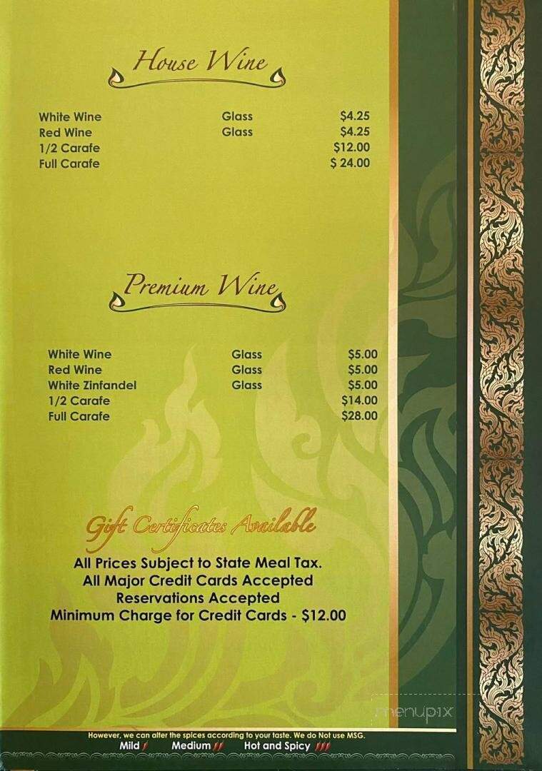 Thai Garden - Keene, NH menu_pic