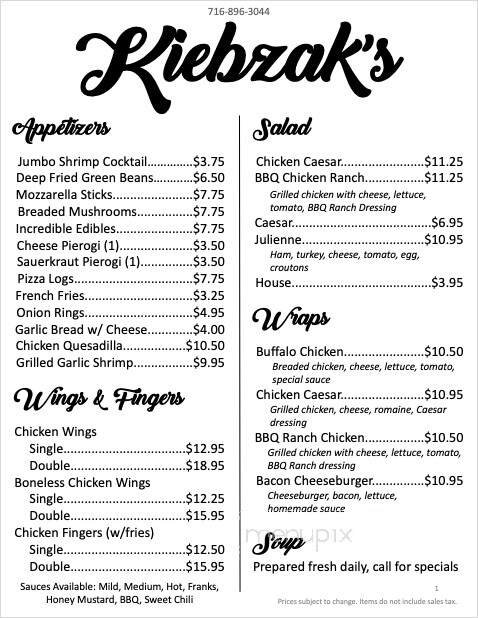 Kiebzak's Restaurant - Buffalo, NY