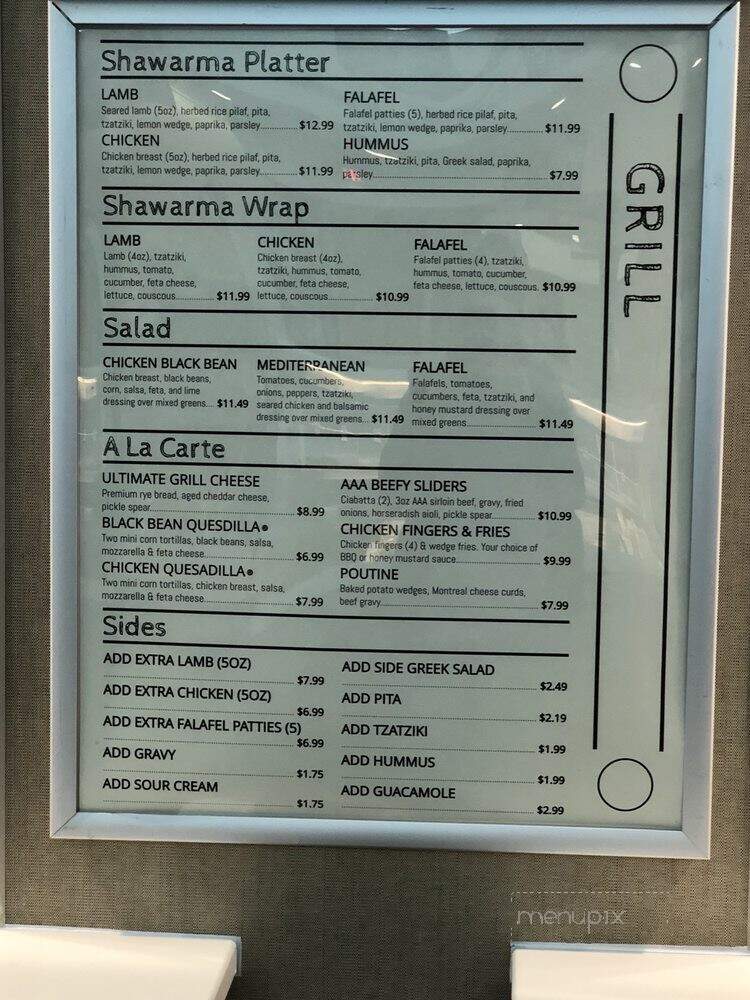 Sassafras Food Fair - Vancouver, BC menu_pic