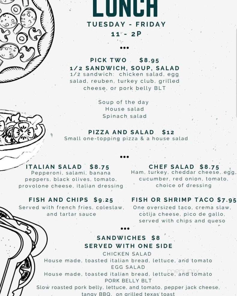Menu of Plank's Bier Garten in Columbus, OH 43206