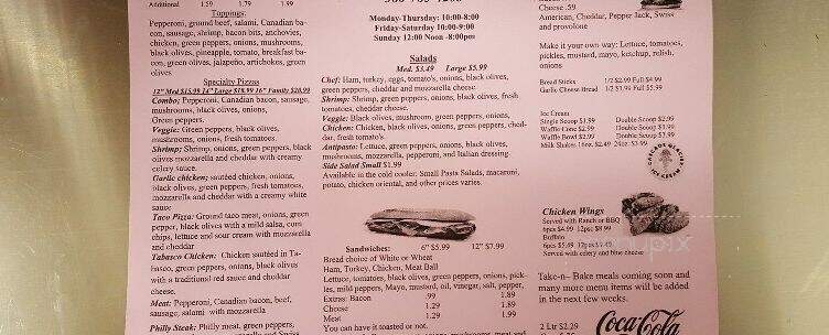 Big Nick's Pizza - Raymond, WA menu_pic