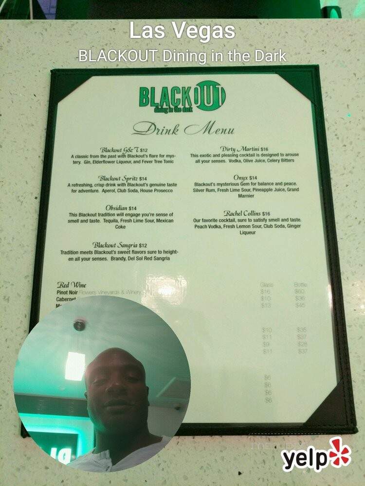 BLACKOUT Dining in the Dark - Las Vegas, NV menu_pic